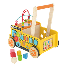 gears, shape sorter and turnable counting blocks